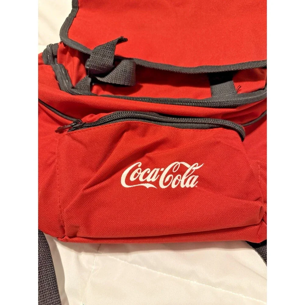 Coca-Cola Oniva Zuma Soft Backpack Lunch Cooler Red Picnic Bag NEW No Tags